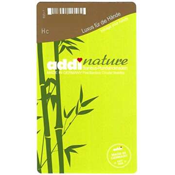 Addi Bamboo Natura Circular Needles 16", 4.50 mm US 7