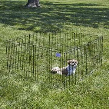 MidWest Homes for Pets Foldable Dog Exercise Pen & Playpen - Sturdy and Portable