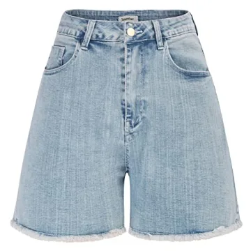 JASAMBAC High Waisted Denim Shorts for Women