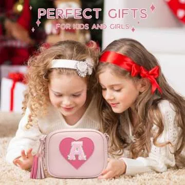 KKXIU Kids Purse Vegan Leather Crossbody Bag for Girls