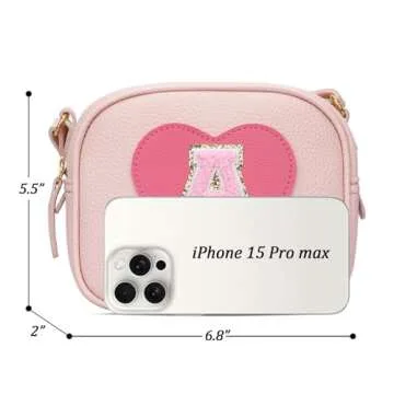 KKXIU Kids Purse Vegan Leather Crossbody Bag for Girls