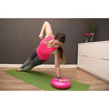 Pavandeep Wobble Cushion, Wiggle Seat Balance Disc (Green)