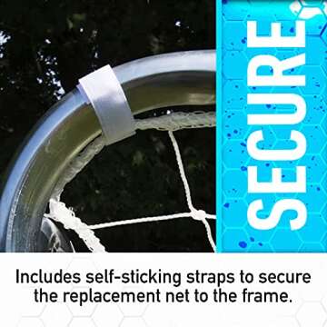 Franklin Sports Soccer Replacement Goal Nets and Soccer Goal Straps - Replacement Soccer Net For 6'x4' Soccer Goals