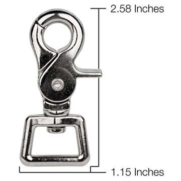 Durable 3/4 Inch Trigger Swivel Snap Hooks - Country Brook