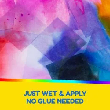 Hygloss Products Bleeding Tissue Paper Squares 1-Inch, 20 Assorted Colors for Arts & Crafts, DIY Projects, Scrapbooking, Greeting Cards, 2400 Squares