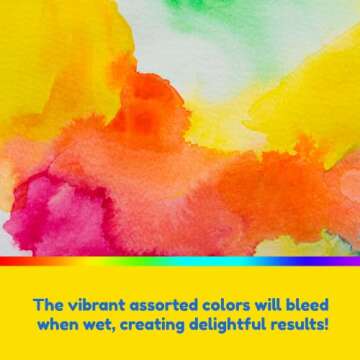 Hygloss Products Bleeding Tissue Paper Squares 1-Inch, 20 Assorted Colors for Arts & Crafts, DIY Projects, Scrapbooking, Greeting Cards, 2400 Squares