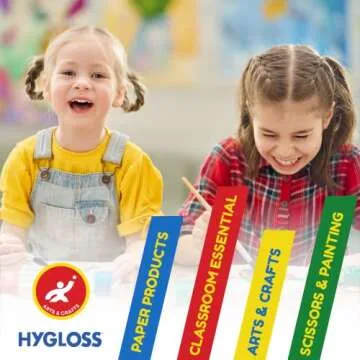 Hygloss Products Bleeding Tissue Paper Squares 1-Inch, 20 Assorted Colors for Arts & Crafts, DIY Projects, Scrapbooking, Greeting Cards, 2400 Squares