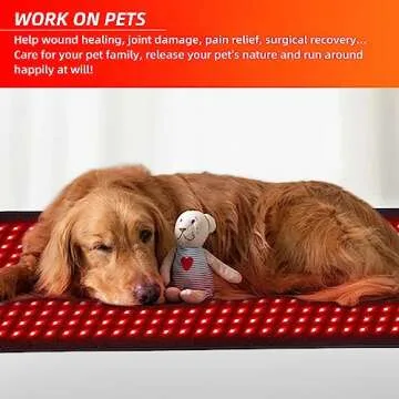 Red Light Therapy, Infrared Light Therapy Large Wrap Pad 360LEDs for Body Pain Relief for Whole Body Pain Relief, Muscle Repair, Decrease Inflammation