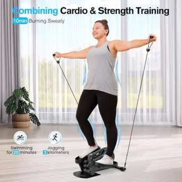 Compact Under Desk Elliptical for Home and Office Fitness