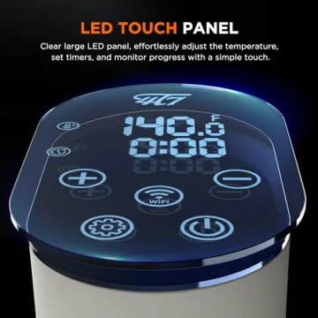 4T7 Sous Vide Machine 1100W with Wifi Control and Recipes