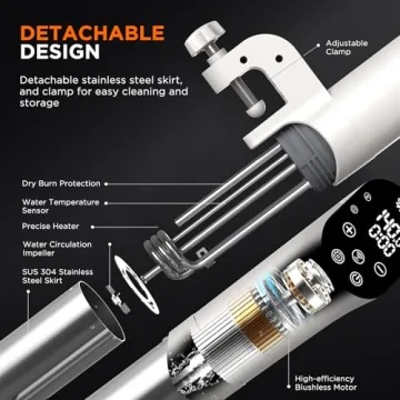 4T7 Sous Vide Machine 1100W with Wifi Control and Recipes