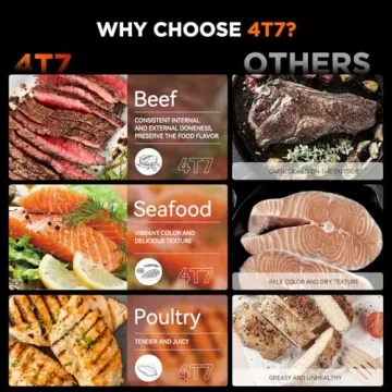 4T7 Sous Vide Machine 1100W with Wifi Control and Recipes