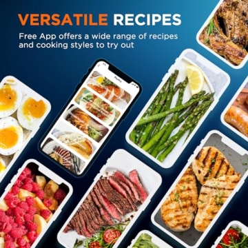 4T7 Sous Vide Machine 1100W with Wifi Control and Recipes