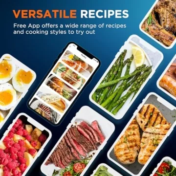 4T7 Sous Vide Machine 1100W with Wifi Control and Recipes