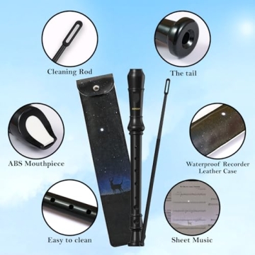 SDREAM Soprano Recorder for Kids Beginners & Students - German Fingering Flute