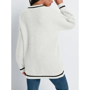 LILLUSORY Oversized Pullover Sweater for Women 2025