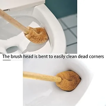 Eco-Friendly Coconut Fiber Toilet Brush for Effective Cleaning