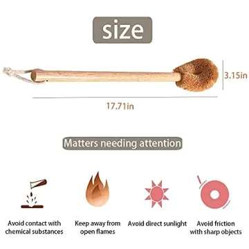 Eco-Friendly Coconut Fiber Toilet Brush for Effective Cleaning