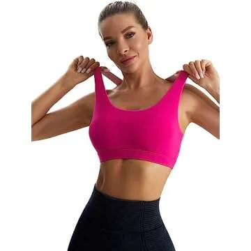 RUNNING GIRL High Impact Sports Bra for Women