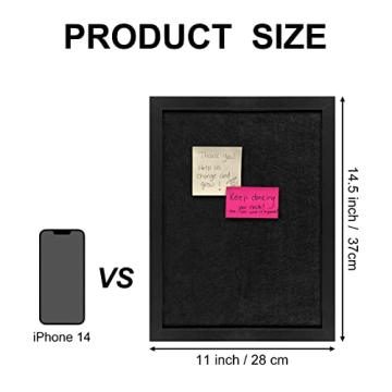 TORASO Elegant Cork Board 11x14 for Home and Office