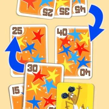 Melon Rind Jump 5, Math Game for Kids Learning Multiples of 5, Lively Basketball Themed Card Game, a...