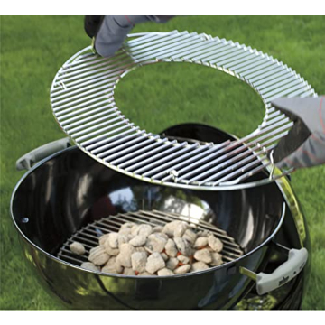 Weber Gourmet BBQ System Hinged Cooking Grate for Charcoal Grills