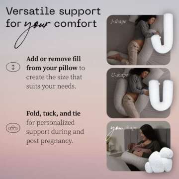 Adjustable Maternity Pillow for Comfort During Pregnancy