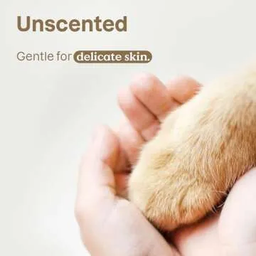 ATTITUDE Pet Grooming Wipes, Plant and Mineral-Based Ingredients, Vegan and Cruelty-Free Biodegradable Products, Unscented, 72 count