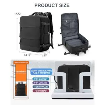 Versatile Coowoz Large Travel Backpack for All Ages