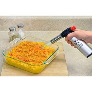 Vie De Chef Culinary Butane Torch for Perfect Cooking