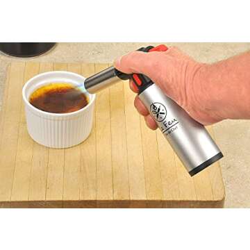 Vie De Chef Culinary Butane Torch for Perfect Cooking