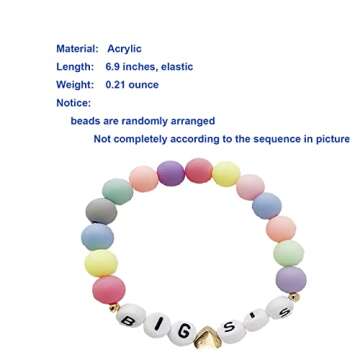 Gift for Sister - Bracelet for Girls, Sister Jewelry Announcement