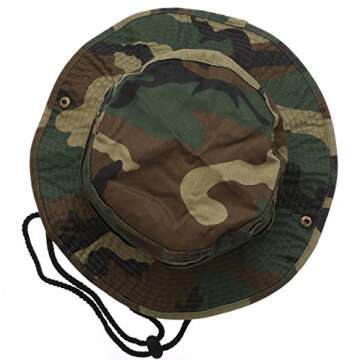 Stylish Summer Outdoor Boonie Fishing Bucket Hat