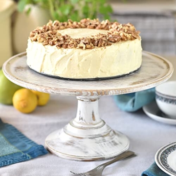 Ochichco Farmhouse 12" Rustic Cake Stand for Events