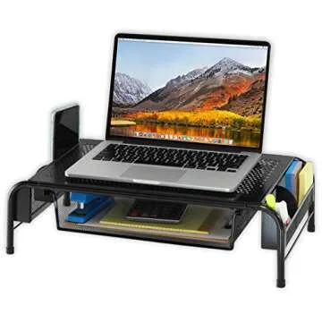 Simple Houseware Monitor Stand Riser with Drawer