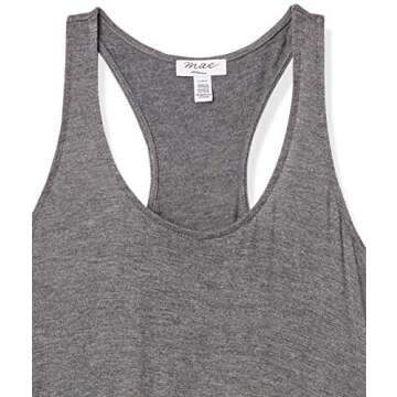 Mae Women's Sleepwear Long Racerback Nightgown for Comfort