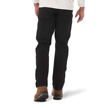 Rustler Men's Classic Regular Fit, Coal Black, 32W x 32L