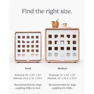 FABLE Premium Wood Dog Crate Stylish and Functional