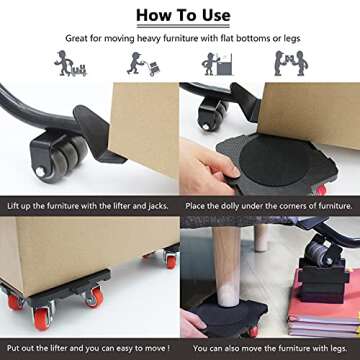 ONEON Furniture Mover with Wheels for Easy Moving Tasks