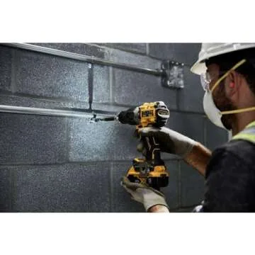 DEWALT 20V MAX Hammer Drill, 1/2", Cordless and Brushless, Compact With 2-Speed Setting, Bare Tool Only (DCD805B)