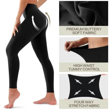 No See-Through High Waisted Leggings for Women