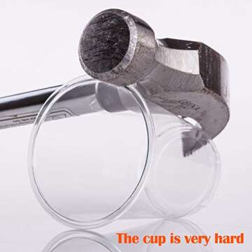 Golden Apple 100ct Clear Plastic Cups for Parties