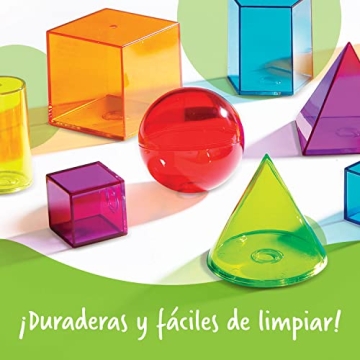 Engaging Learning Resources View-Thru Geometric Solids Set