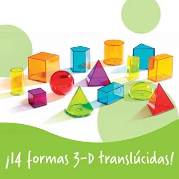 Engaging Learning Resources View-Thru Geometric Solids Set