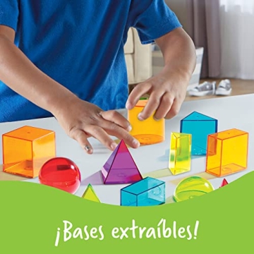 Engaging Learning Resources View-Thru Geometric Solids Set