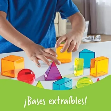 Engaging Learning Resources View-Thru Geometric Solids Set