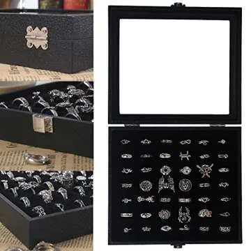 Pangkeep Ring Organizer Display Case - Elegant Storage