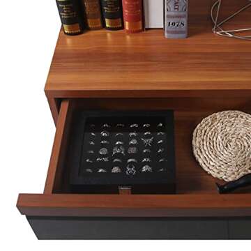 Pangkeep Ring Organizer Display Case - Elegant Storage
