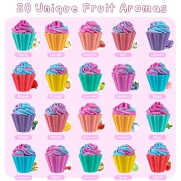 Bath Bombs for Kids with Unicorn Surprise – 20 Magical Fizzes