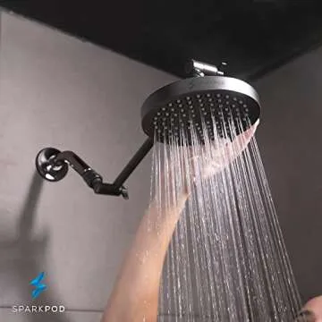 SparkPod High-Pressure Rain Shower Head - Easy Install